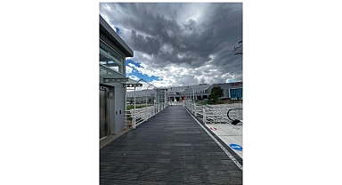 Şehir Hastanesi üst geçidinde hummalı çalışma