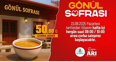 Nevşehir Gönül Sofrası’nda Çorba Hizmeti Başlıyor