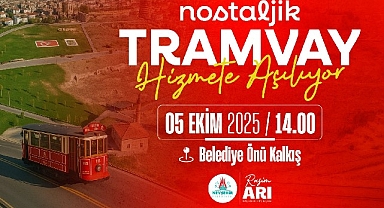 Nevşehir’de bir ilk; Nostaljik Tramvay Hizmete Açılıyor