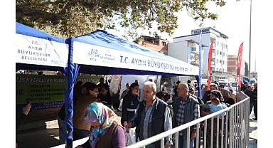 Büyükşehir Belediyesi Binlerce Kışlık Fideyi Germencikliler ile Buluşturdu