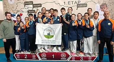 Türkiye Yıldızlar Ligi’nde Madalyalar Osmangazi’ye Yağdı